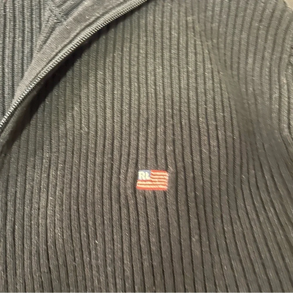 POLO Ralph Lauren Quarter Zip Sweater Dark Academia Size XXL
